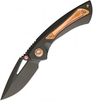 Cuchillo plegable EOS Dorado S Framelock Copper folding knife