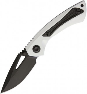 EOS Dorado S Framelock folding knife white
