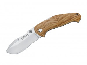 Cuchillo plegable Fox Mojo folding knife olive wood FX-306OL