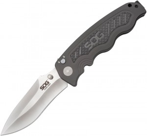Cuchillo plegable SOG Zoom CPM S30V folding knife carbon fiber ZM1018-BX
