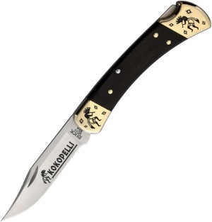 Cuchillo plegable Custom Buck 110 Kokopelli