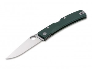 Manly Peak CPM-S-90V folding knife military, green