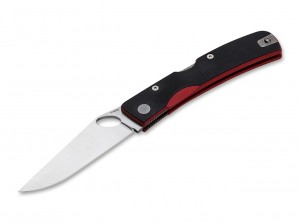 Manly Peak CPM-S-90V folding knife, red