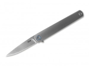 Taschenmesser MKM Knives Flame Drop Point sandblasted MKFL01-TSW