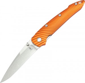 Cuchillo plegable Kizer Cutlery Aluminium Linerlock orange