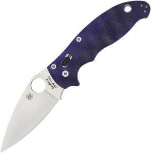 Cuchillo plegable Spyderco Manix 2 CPM S110V Dark Blue G-10 folding knife C101GPDBL3