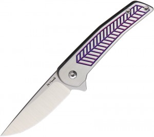 Cuchillo plegable Alliance Designs Scout Framelock, purple