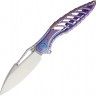 Taschenmesser Rike Knives Thor 6 Framelock blue/purple