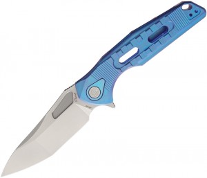 Cuchillo plegable Rike Knives Thor 3 Framelock M390, blue