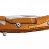 Cuchillo Cuchillo plegable Lionsteel ROK Aluminium folding knife orange ROKAOS