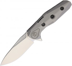 Taschenmesser Rike Knives Thor 4 Framelock M390 grey 