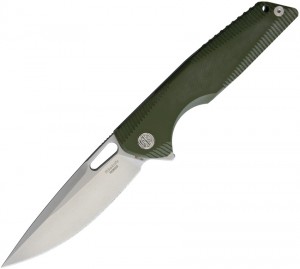 Cuchillo plegable Rike Knives Framelock OD green